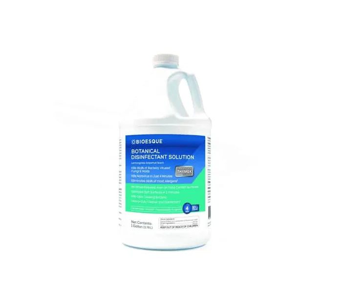 Bioesque Botanical Disinfectant Solution jug on a white background.